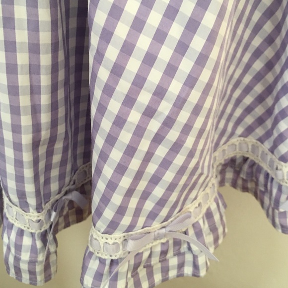 New Ank rouge gingham ribbon short skirt - Picture 3 of 4